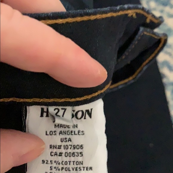 Hudson dark wash Krista Super Skinny jeans size 27 - Picture 3 of 9